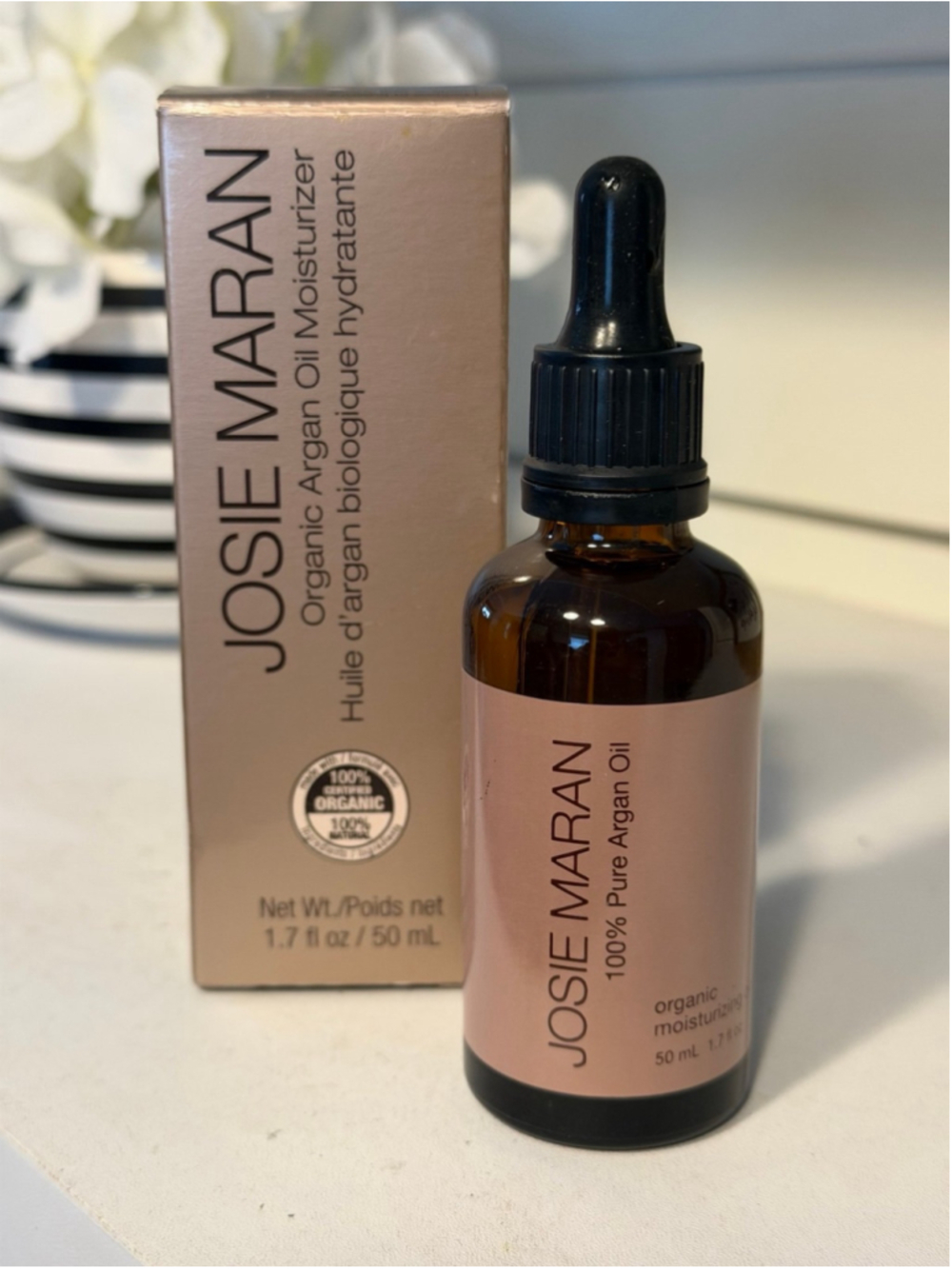 Josie Maran 100% Pure Argan Oil 1.7 oz / 50 ml NIB